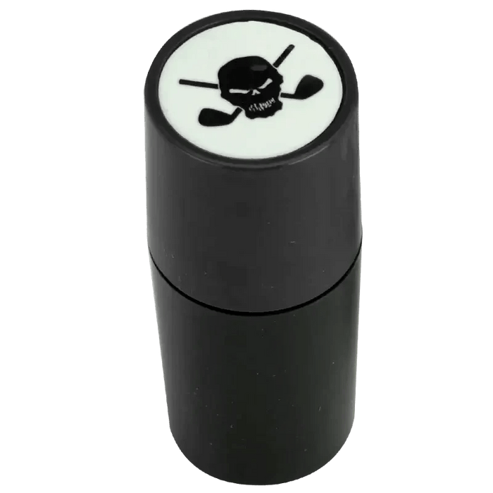 black golf ball stamper