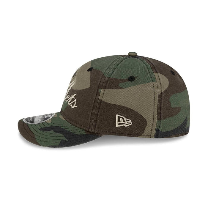 Pictured is this Thisisneverthat X MLB New York Mets Retro Crown 9FIFTY cap in woodland camo. 5
