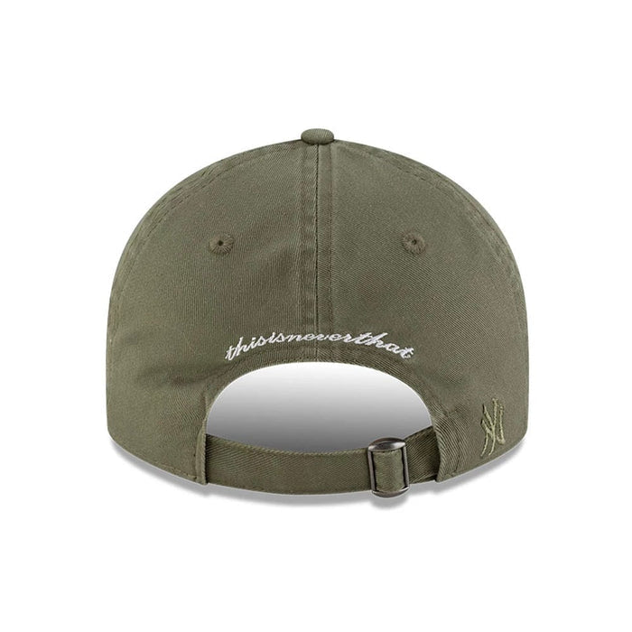 Pictured is this Thisisneverthat X MLB New York Yankees Retro Crown 9FIFTY cap in dark green. 4
