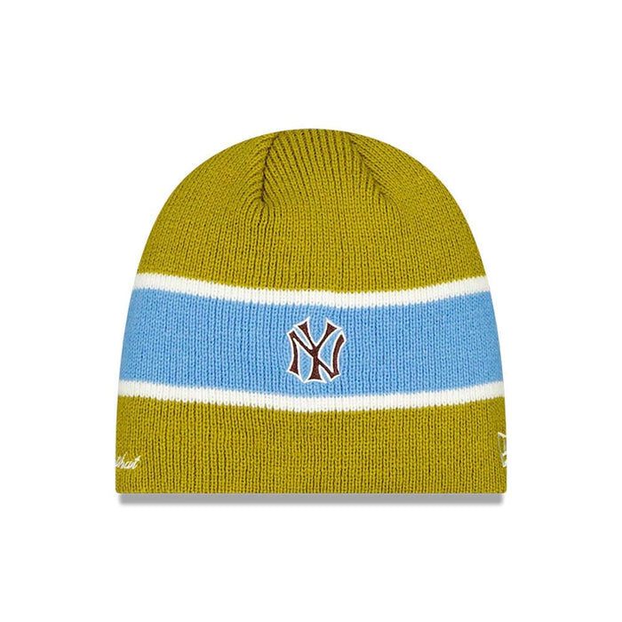 Pictured is this Thisisneverthat X MLB New York Yankees Beanie hat in green. 1