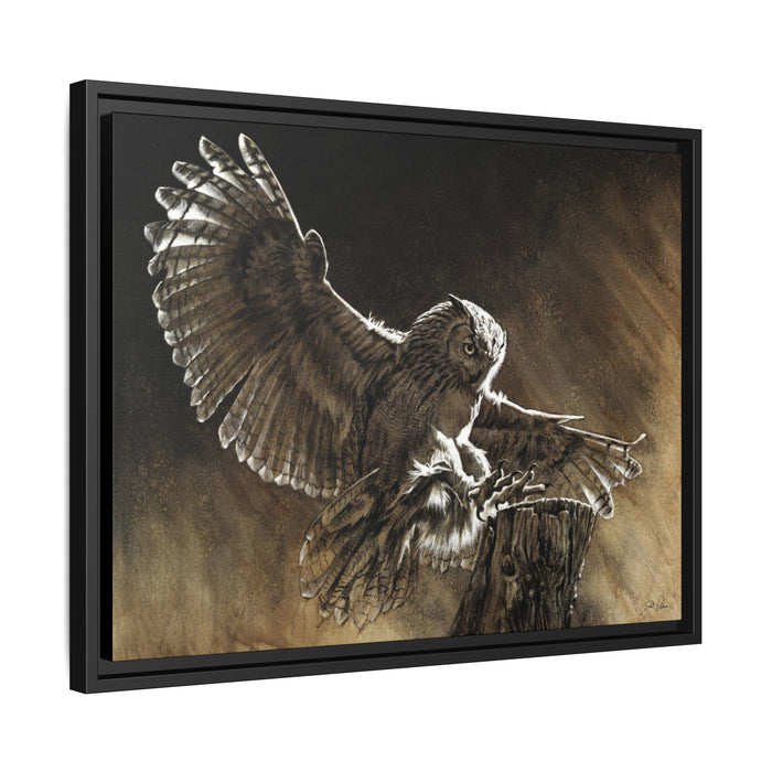 "Night Shift" Framed Canvas