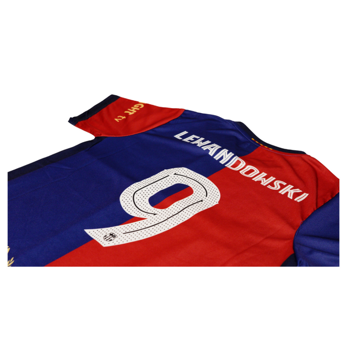 NIKE FC-BARCELONA LEWANDOWSKI HOME FOOTBALL KIT KIDS 24-25