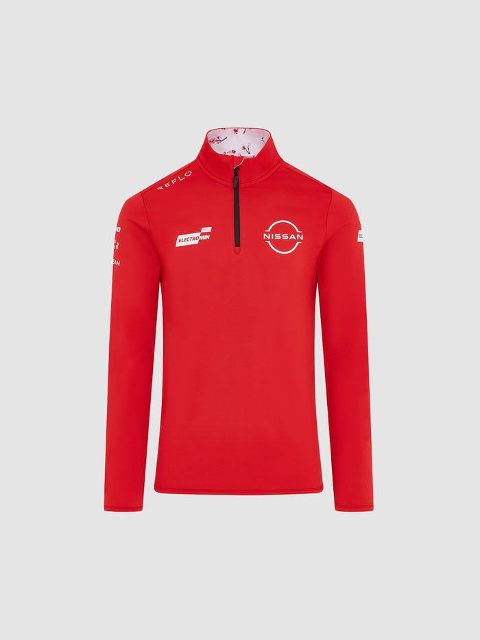 Nissan Formula E Replica 1/4 Zip Unisex Midlayer - Season 12 Reflo