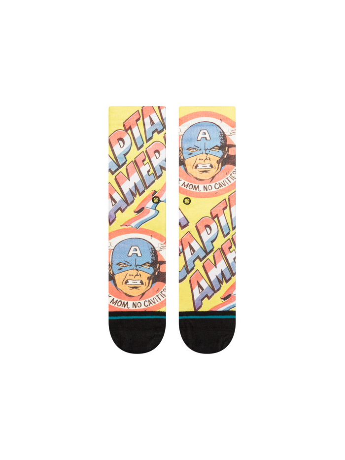 Stance No Cavities Kids Sock - Yellow