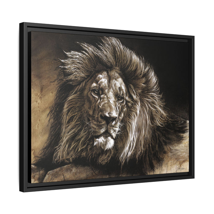 "No Worries" Framed Canvas