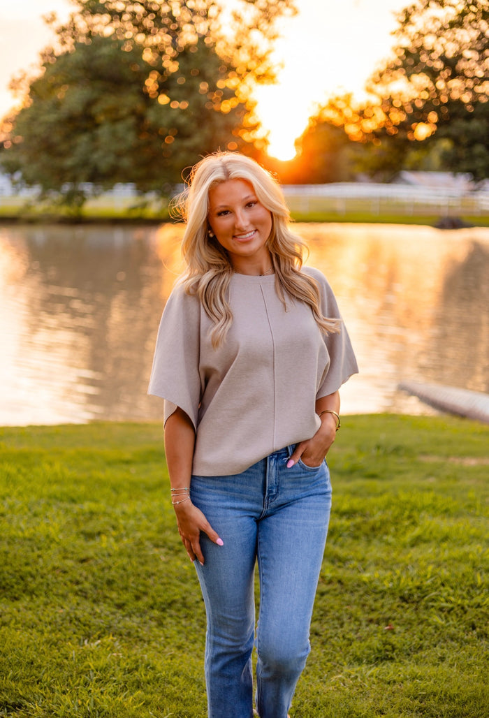 OATMEAL FALL TOP