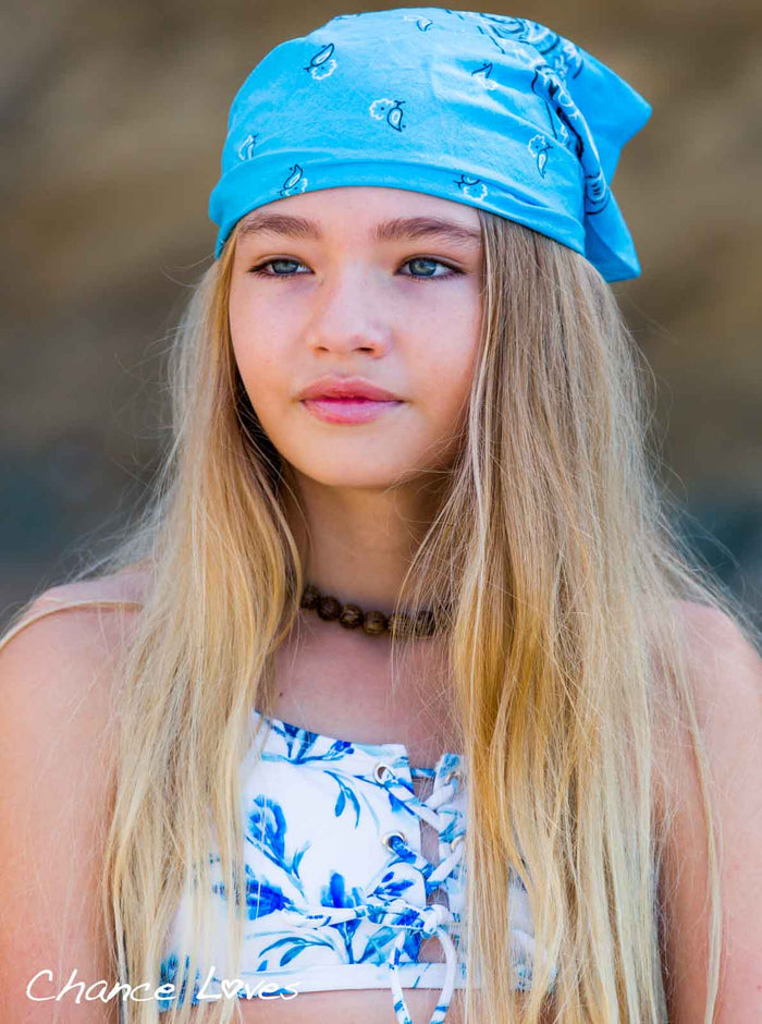 Ocean Lilac - 2-PIECE Lace Up | Girls 8