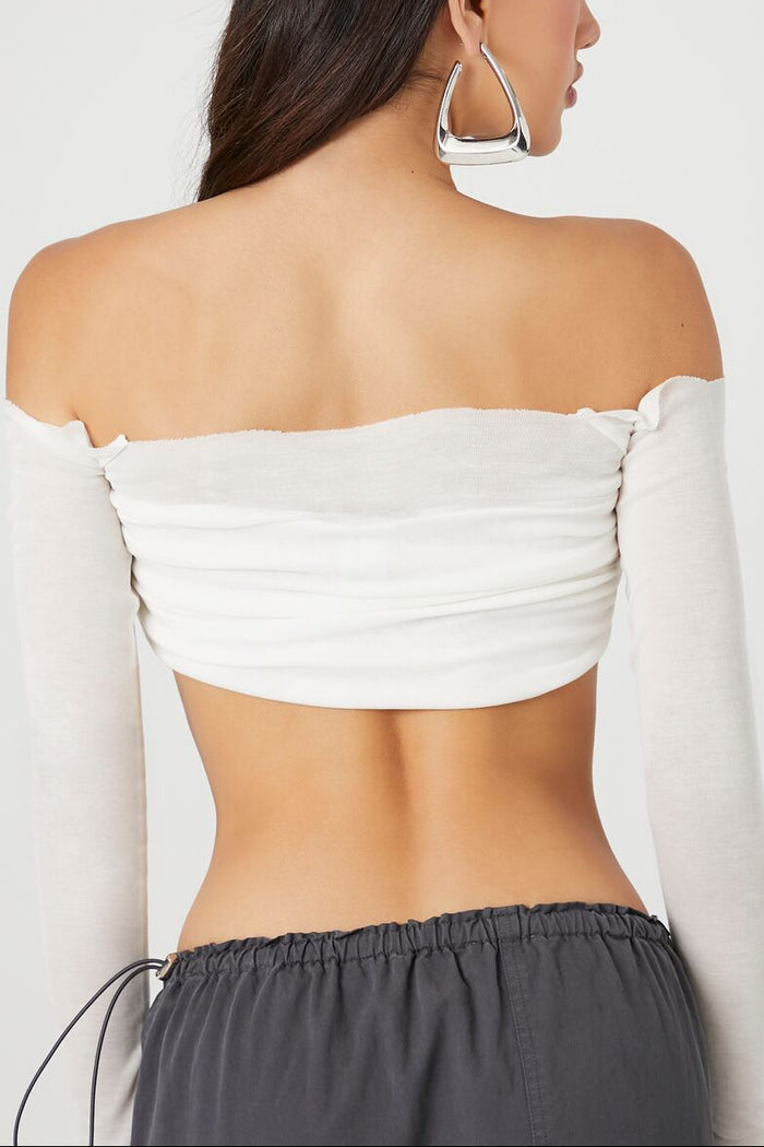 Off-the-Shoulder Crop Top