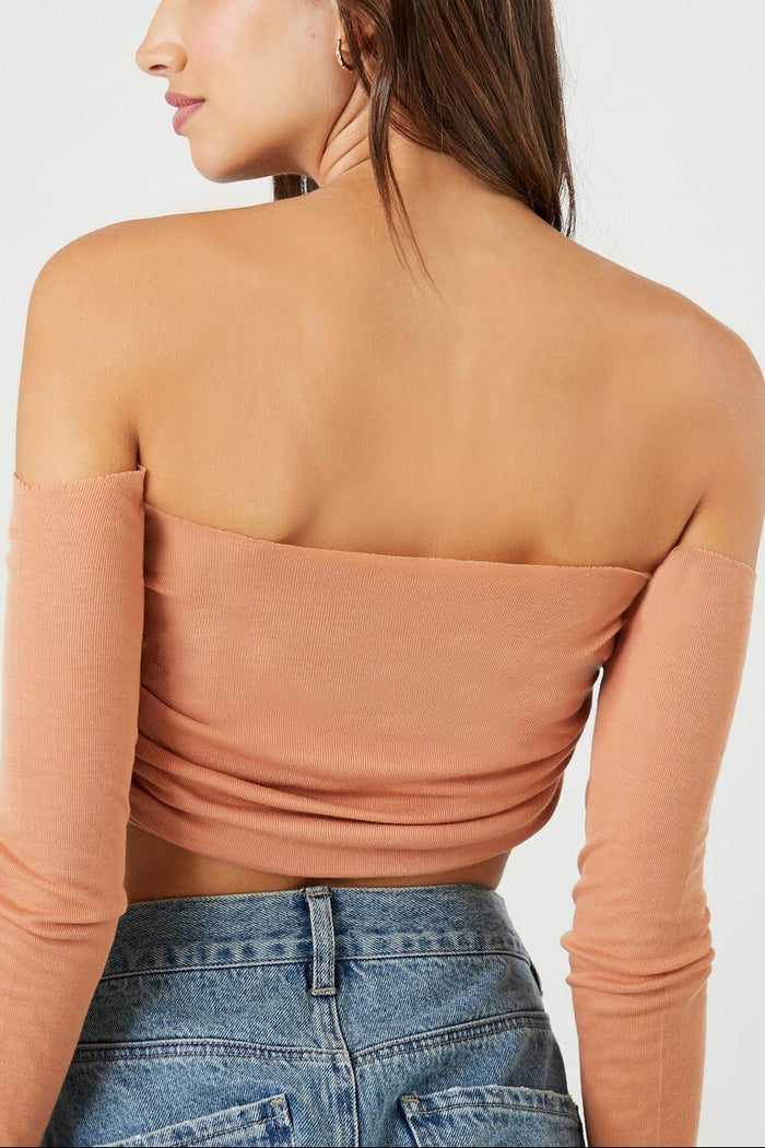 Off-the-Shoulder Crop Top