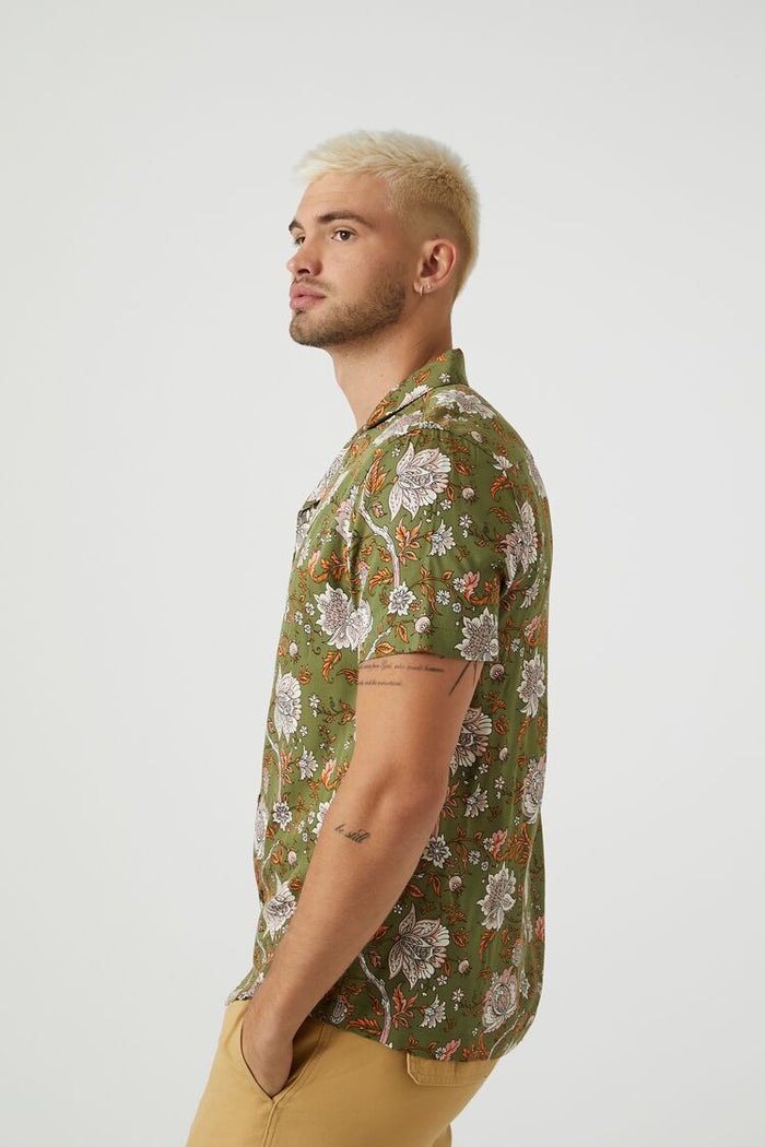 Ornate Floral Print Shirt