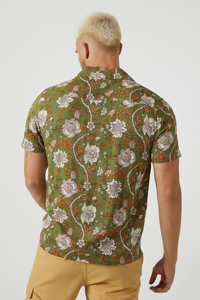 Ornate Floral Print Shirt