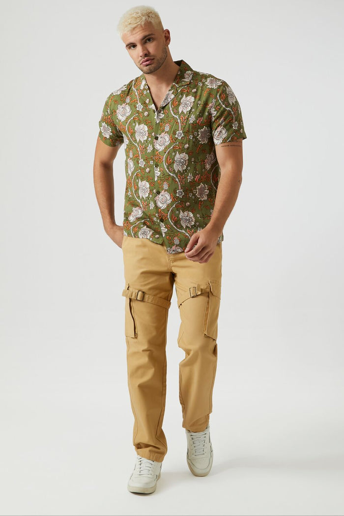 Ornate Floral Print Shirt