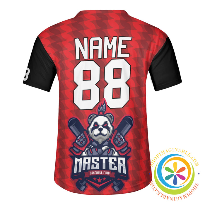 Panda Masters Unisex Baseball Jersey-ShopImaginable.com