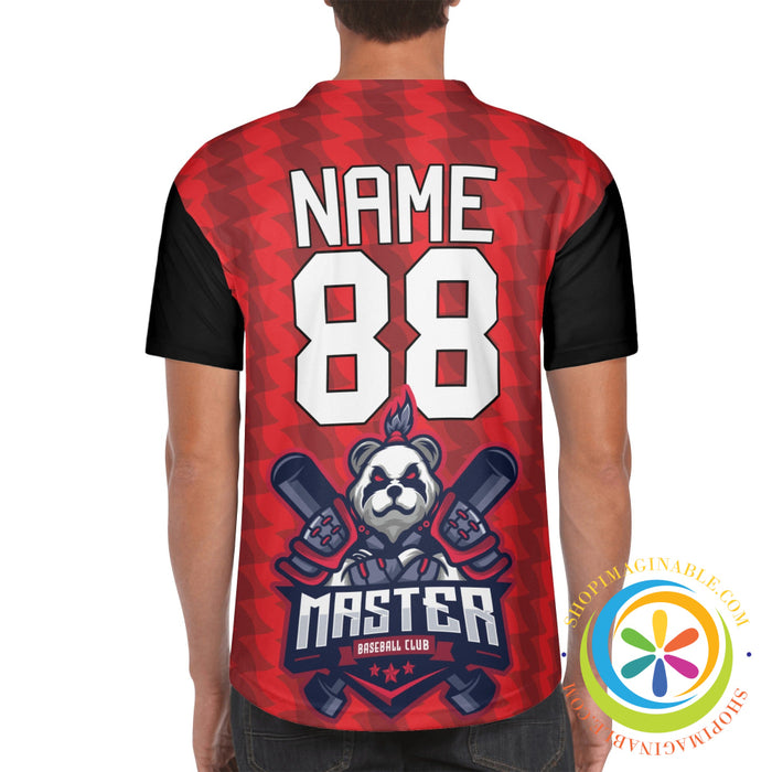 Panda Masters Unisex Baseball Jersey-ShopImaginable.com