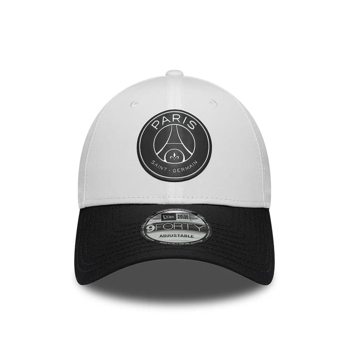 Pictured is this Paris Saint-Germain Metallic 9FORTY Adjustable cap in white. 2