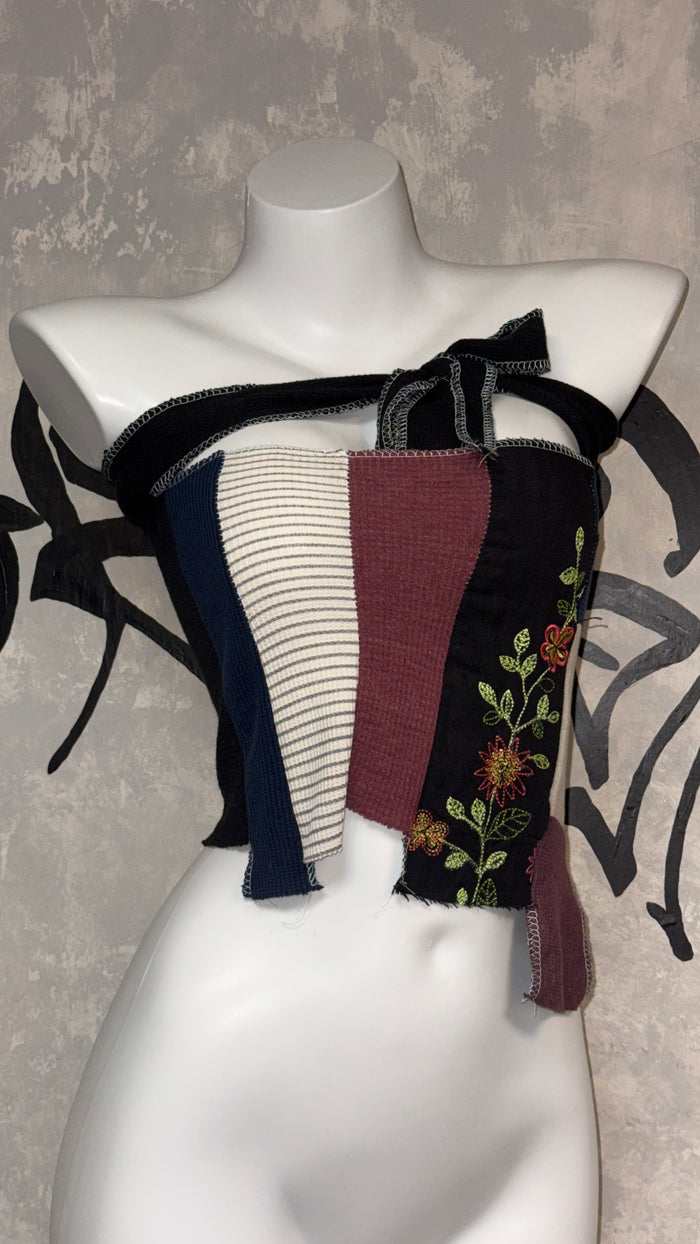 Patchwork Remake Girly Top