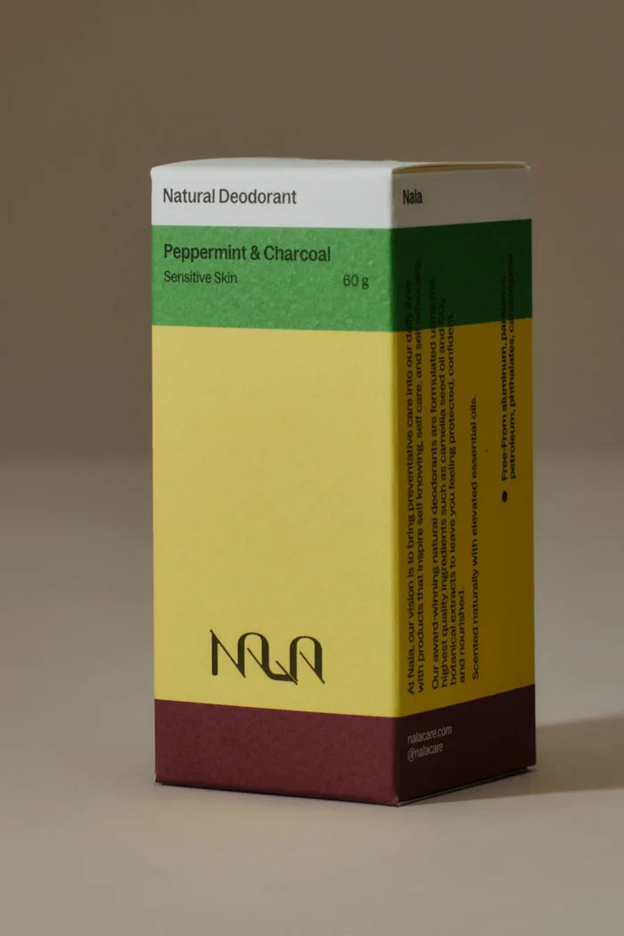 Peppermint & Activated Charcoal Natural Deodorant Apothecary Nala
