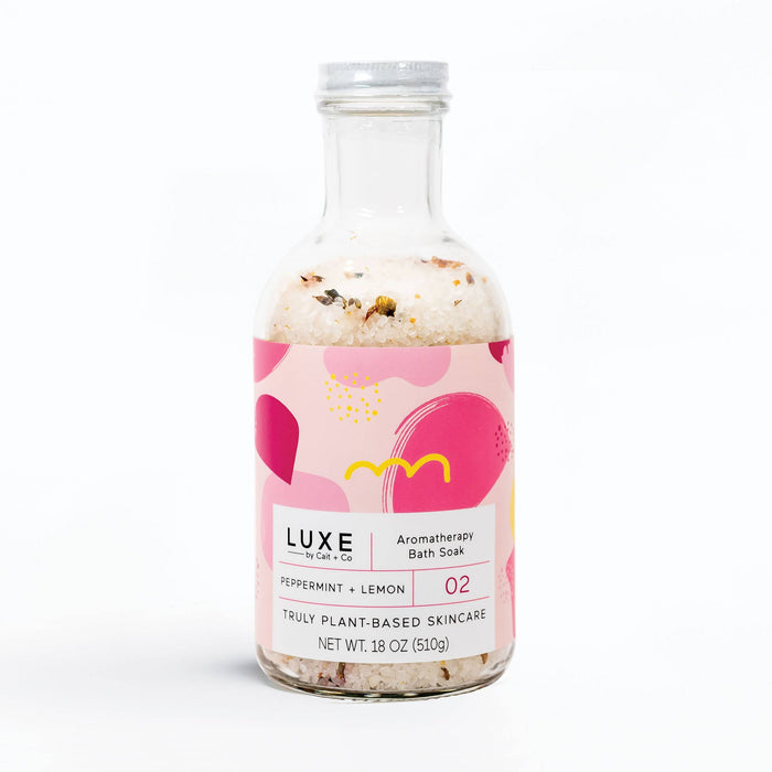 Peppermint + Lemon Aromatherapy Bath Soak
