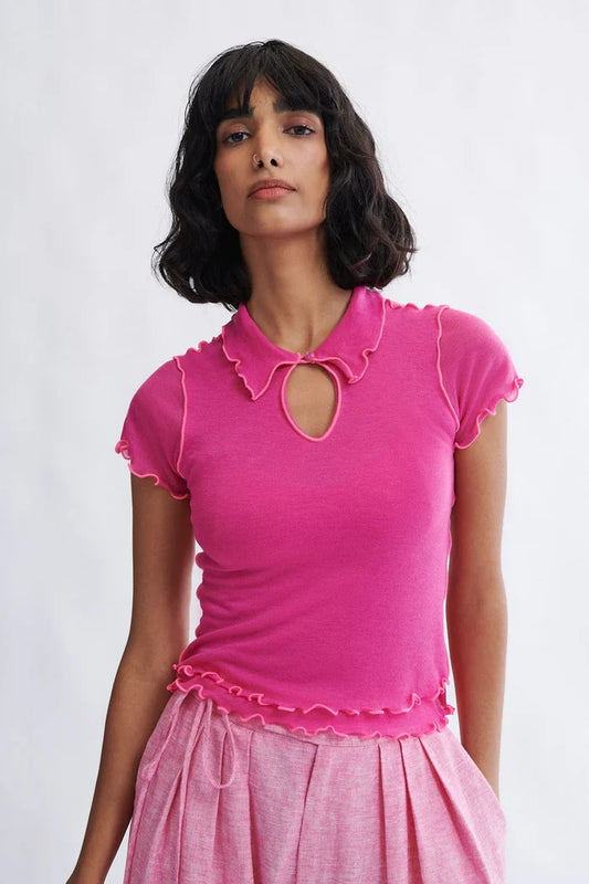 Percy Polo Top Shirts & Tops Eliza Faulkner