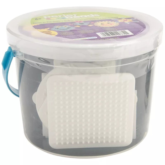Perler: Glow in the Dark: Fused Bead Bucket Kit