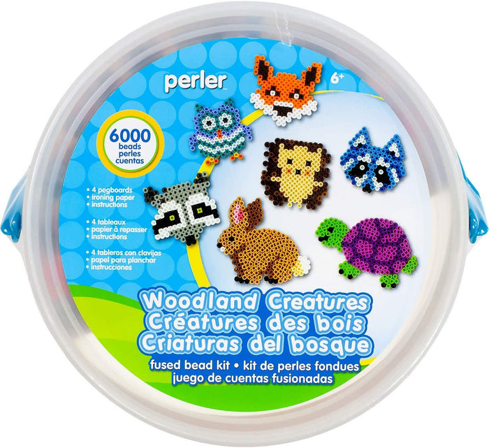 Perler: Woodland Creatures: Fused Bead Bucket Kit