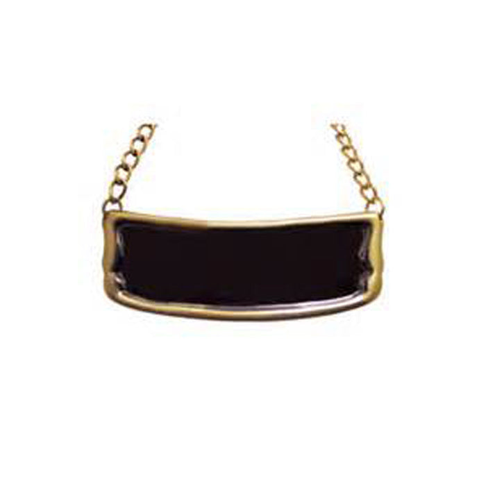 Personalized Brushed Brass Name-Plate Medallion for 6"/7" Size Cremation Urns