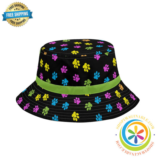 Pet Lover Paws Bucket Hat S