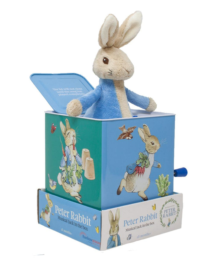 Peter Rabbit Jack In The Box - The Blue Zebra
