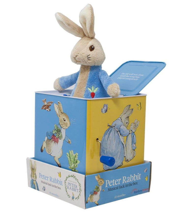 Peter Rabbit Jack In The Box - The Blue Zebra