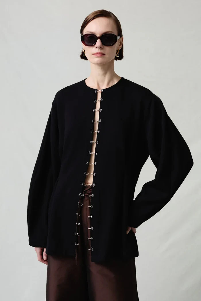 Pinch Waist Cardigan Jackets & Coats Chan Luu