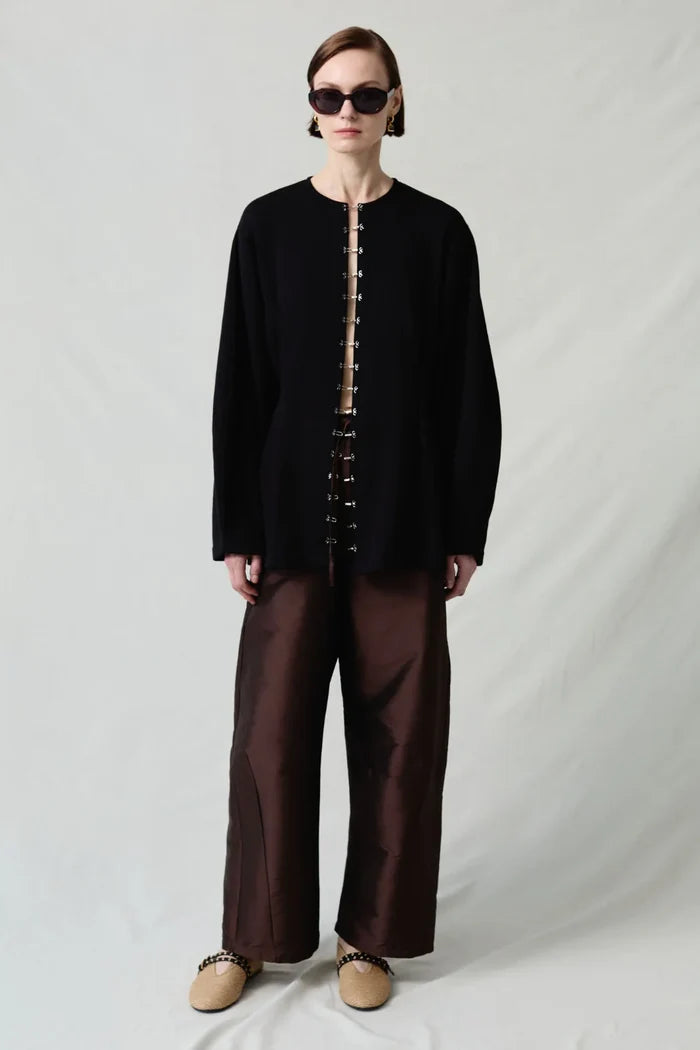 Pinch Waist Cardigan Jackets & Coats Chan Luu