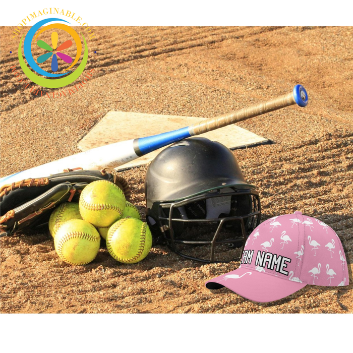 Pink Flamingo Baseball Hat