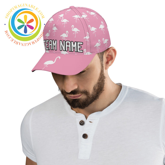 Pink Flamingo Baseball Hat