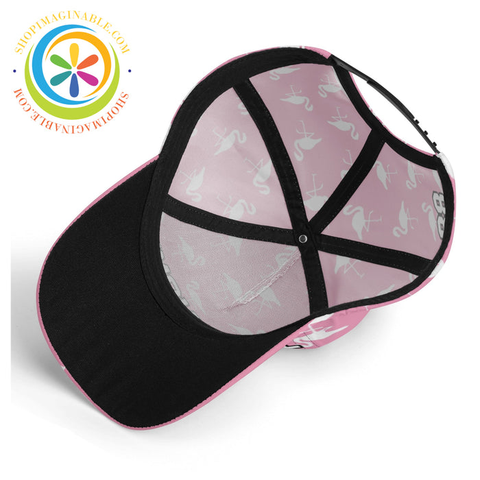 Pink Flamingo Baseball Hat