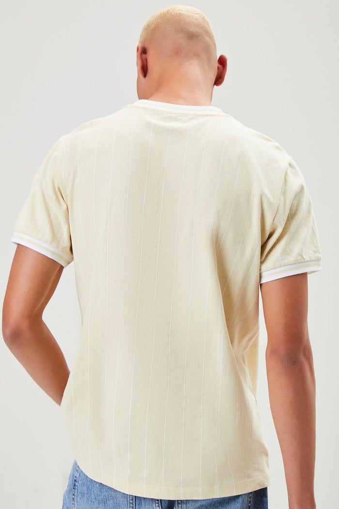 Pinstriped Ringer Tee