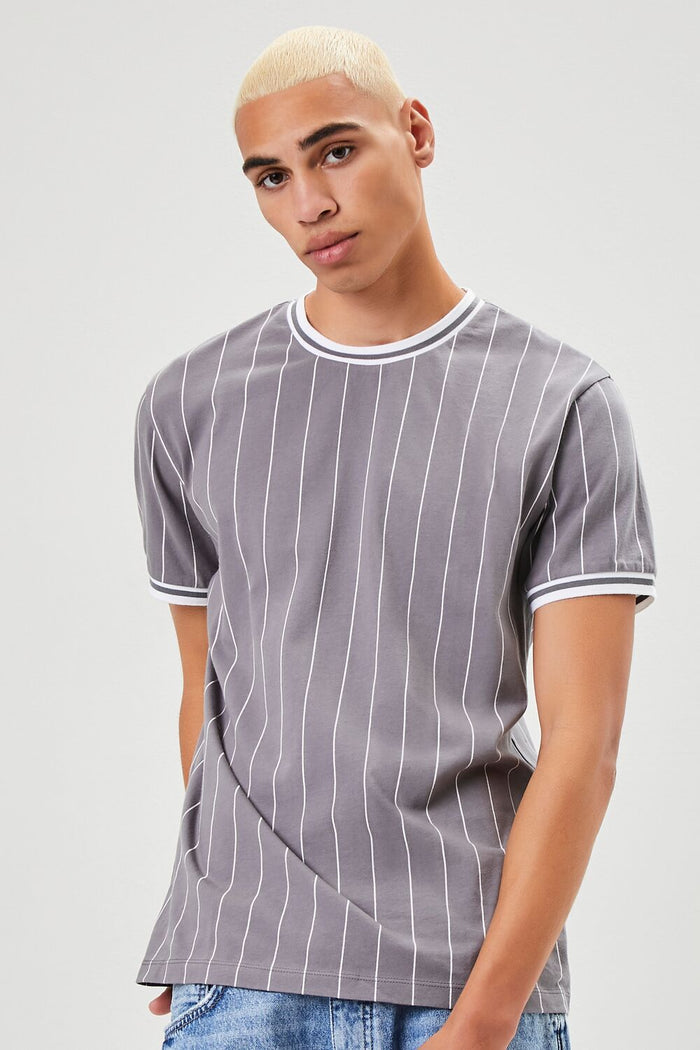 Pinstriped Ringer Tee
