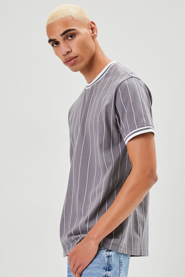 Pinstriped Ringer Tee