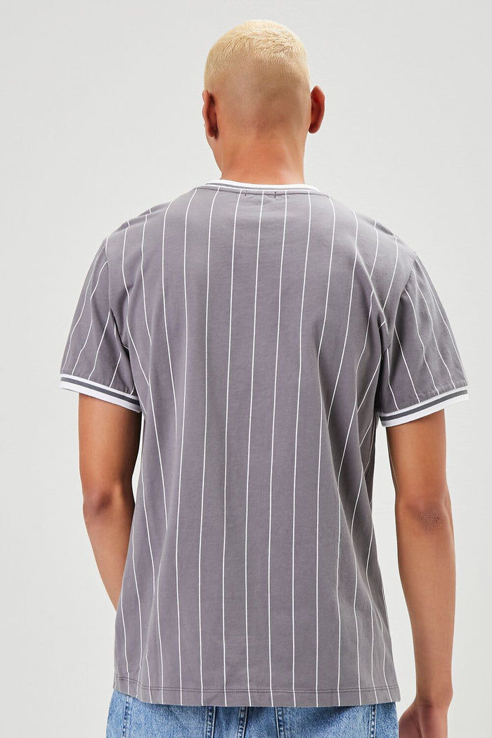 Pinstriped Ringer Tee
