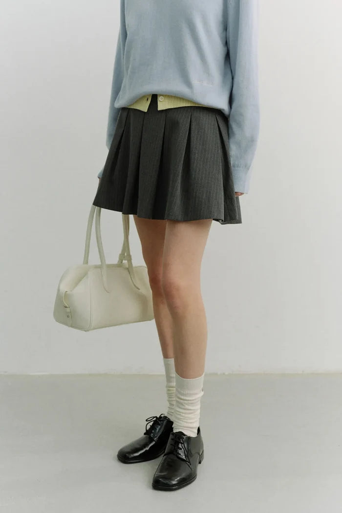 Pleats Mini Skirt Skirts Dunst