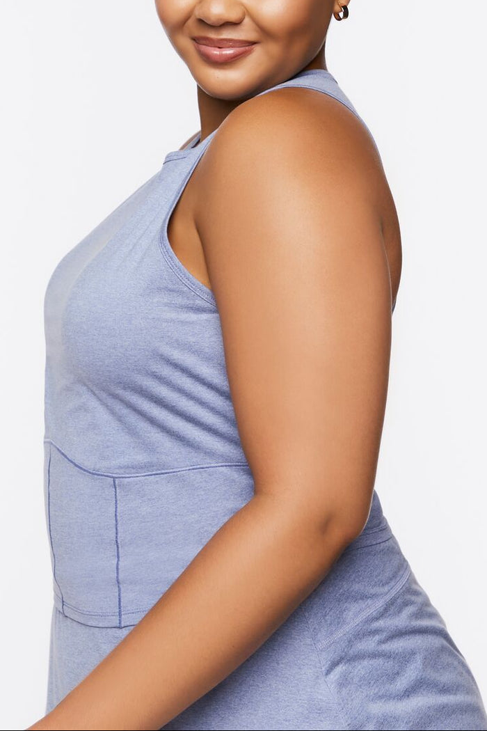 Plus Size Active Cropped Tank Top