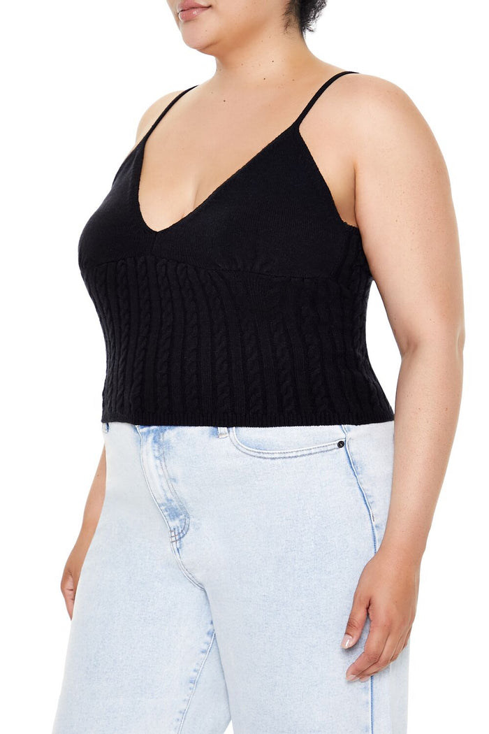 Plus Size Sweater-Knit Cami