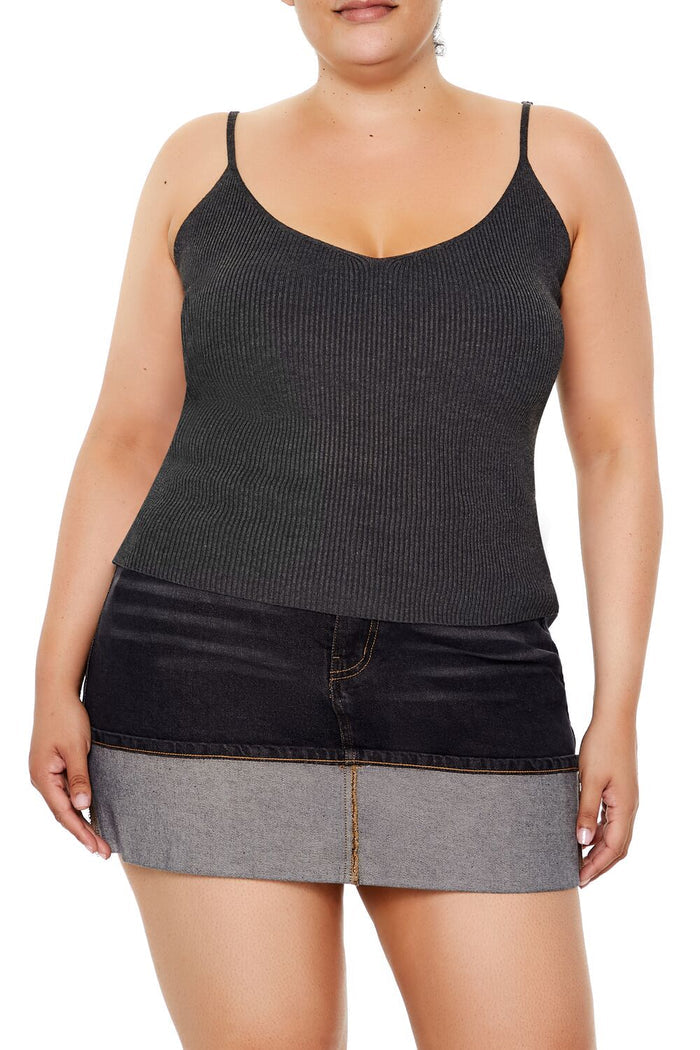 Plus Size Sweater-Knit Cami