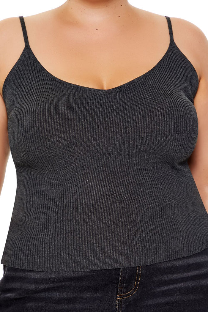 Plus Size Sweater-Knit Cami