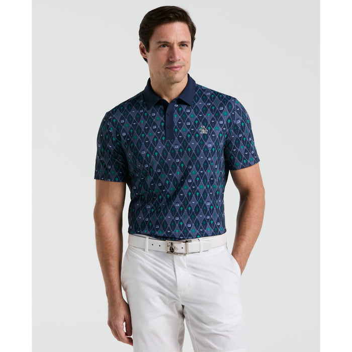 POLO GOLF ORIGINAL PENGUIN ALL OVER LATTICE COCKTAIL PRINT EARL