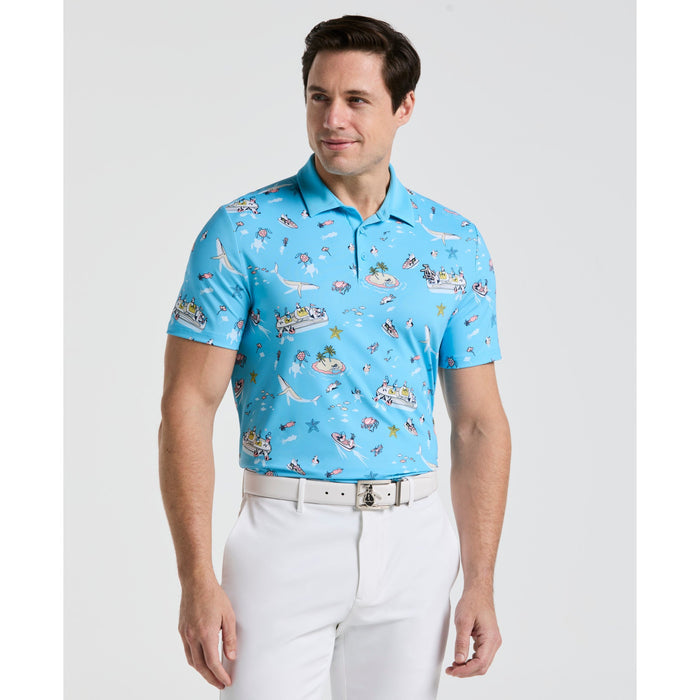 POLO ORIGINAL PENGUIN PETE N THE BOAT PRINT GOLF