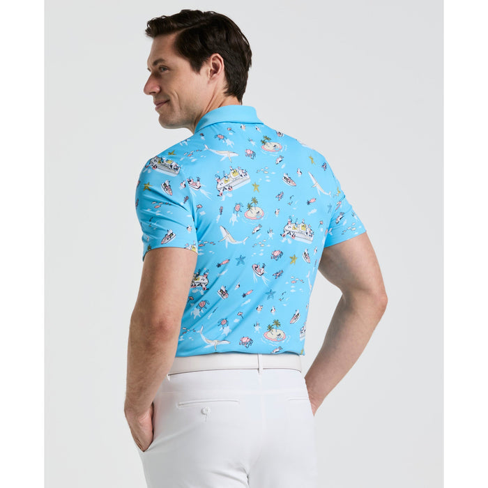 POLO ORIGINAL PENGUIN PETE N THE BOAT PRINT GOLF