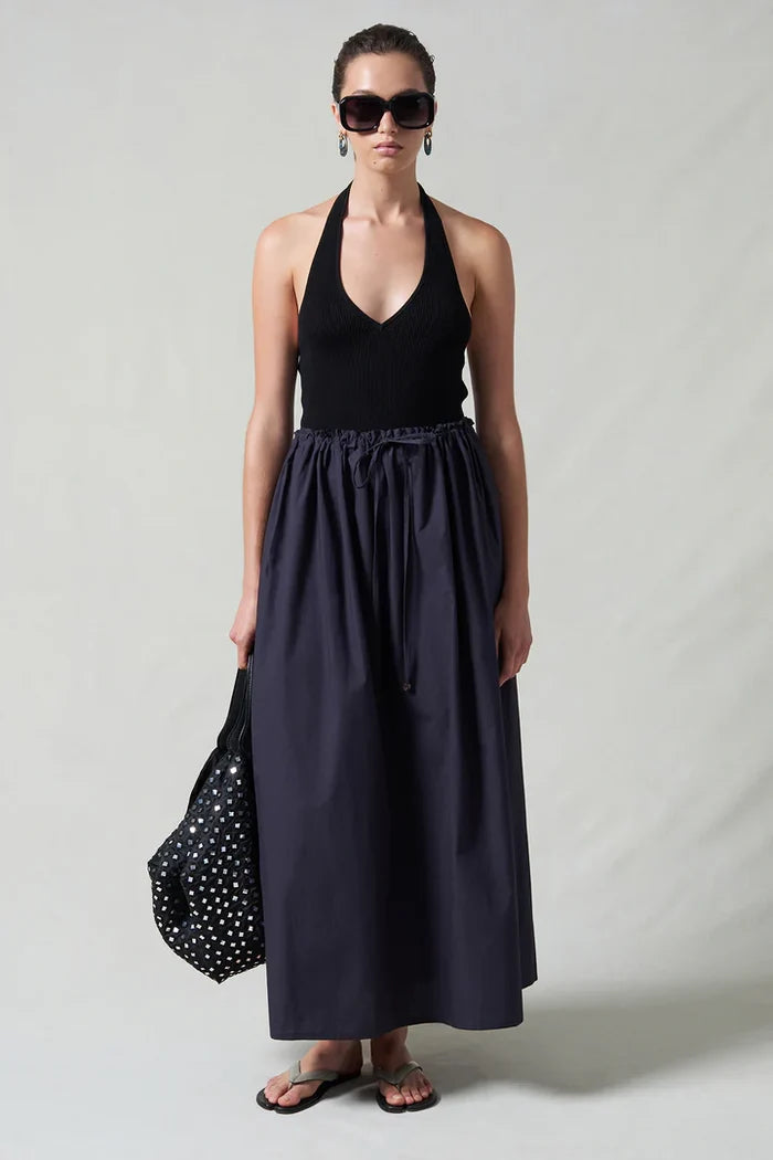 Poplin Column Skirt Chan Luu
