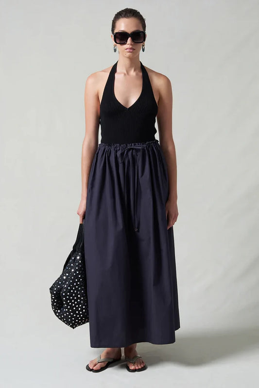 Poplin Column Skirt Chan Luu