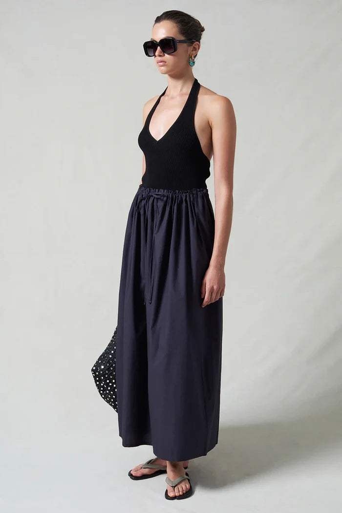 Poplin Column Skirt Chan Luu