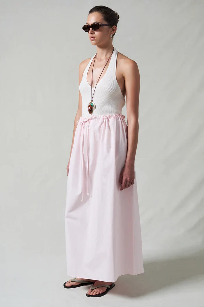 Poplin Column Skirt Chan Luu